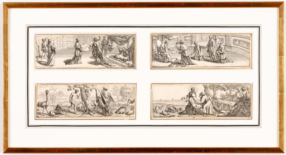 Pier Leone Ghezzi comparable auction result: pier leone ghezzi 1674 1755
