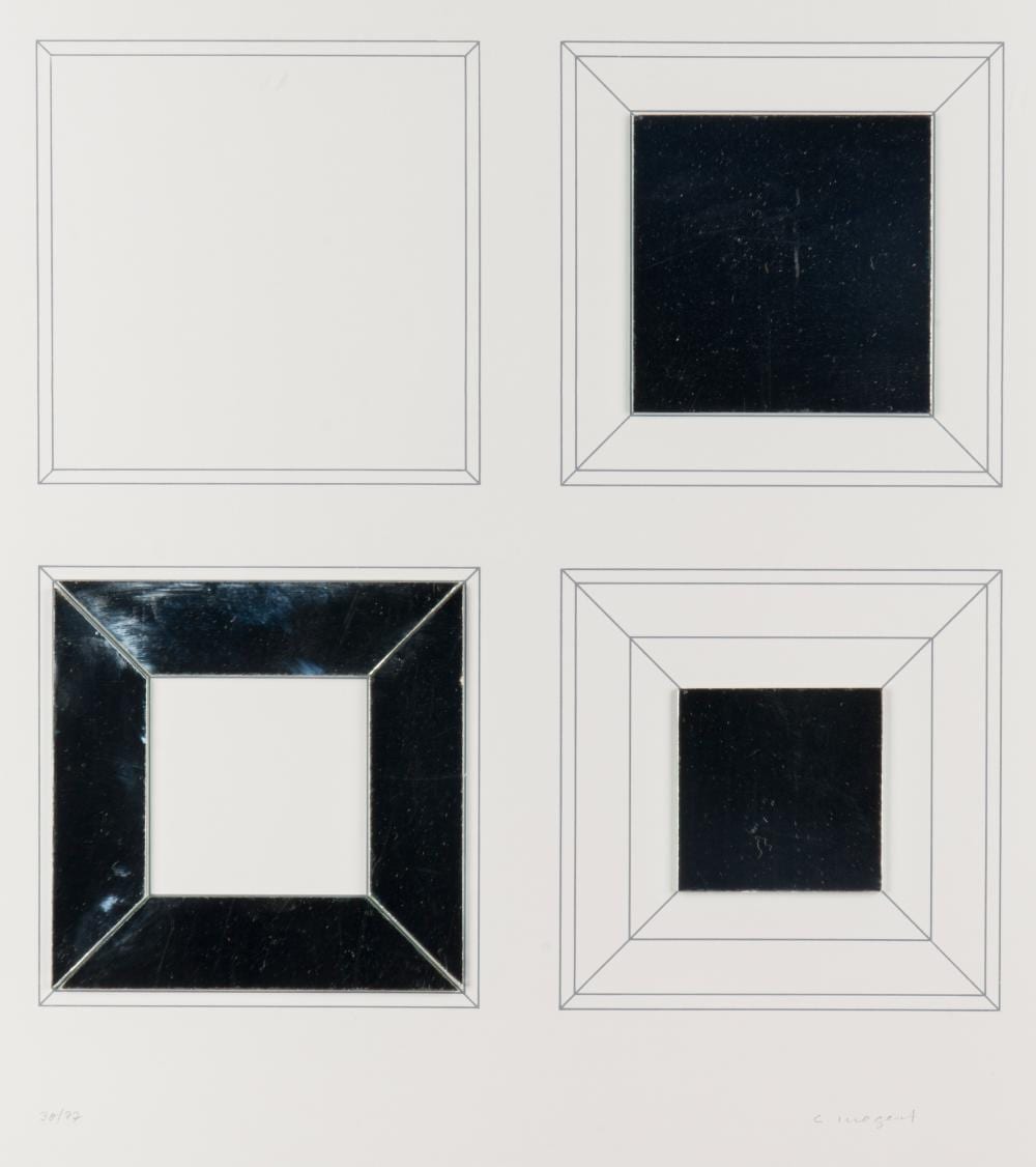 Christian Megert comparable auction result: christian megert spiegelcollage