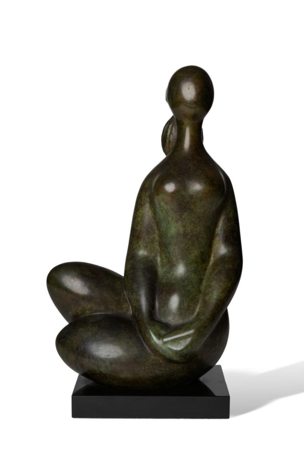 Baltasar Lobo comparable auction result: baltasar lobo 1910 1993 jeune fille de face mains crois es