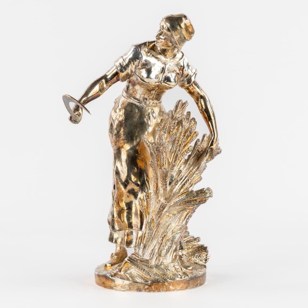 Jules Félix Coutan comparable auction result: jules f lix coutan 1848 1939 the harvest a trophy for christofle cie circa 1880