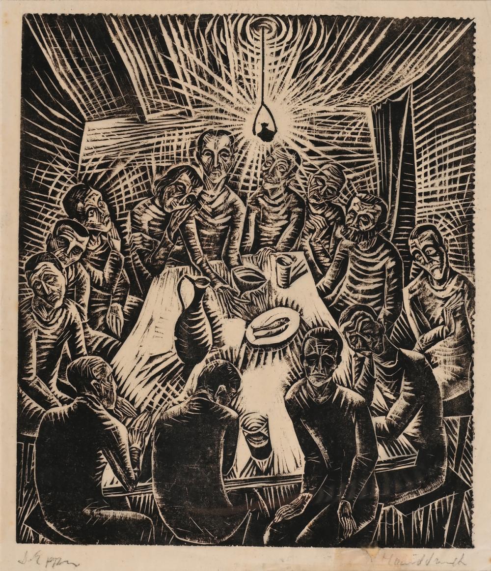 Ignaz Epper, 1892-1969, The Last Supper sold by Germann Auction House Ltd, lot 760 — auction record photograph