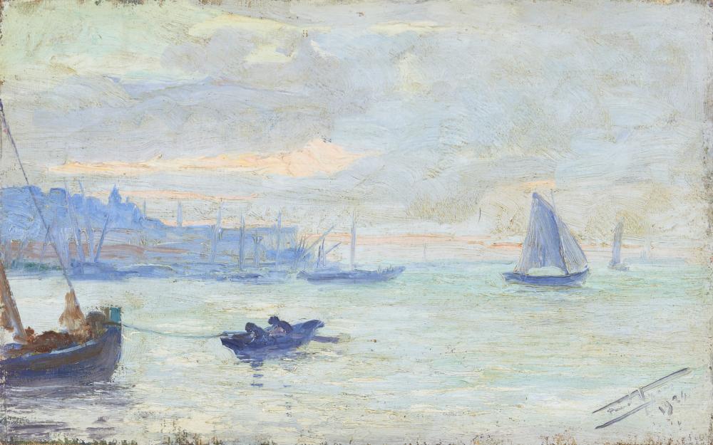 Frederico Ayres comparable auction result: frederico ayres 1887 1963 view of lisbon