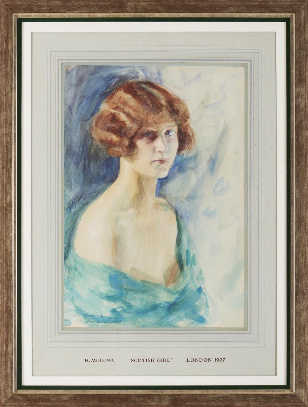 Henrique Medina comparable auction result: henrique medina 1901 1988 scottish girl