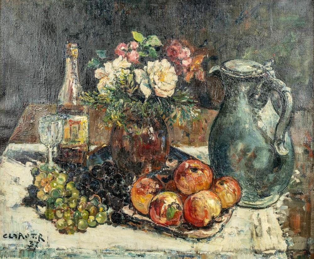 René Clarot comparable auction result: ren clarot 1882 1972 still life 1939