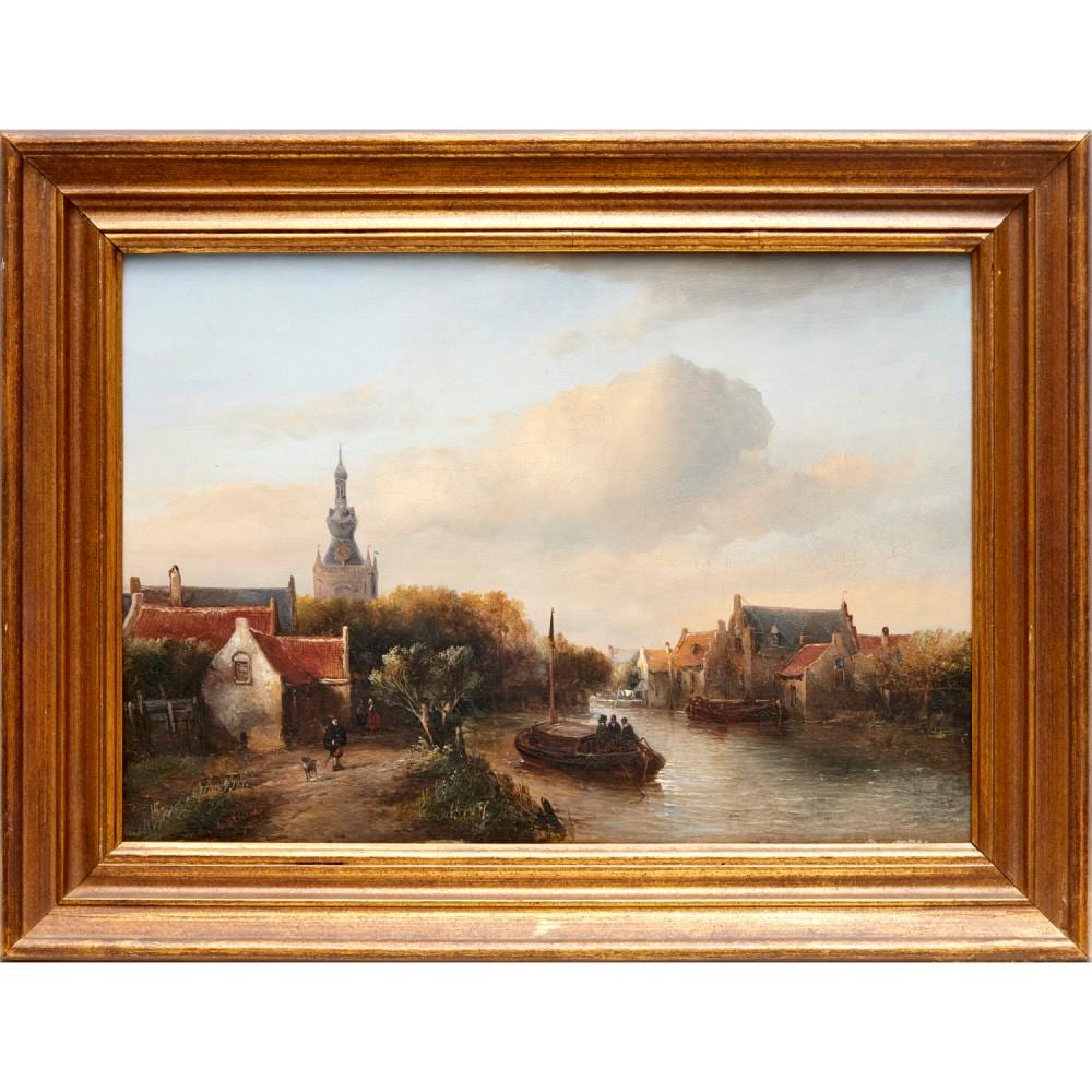Antonie Waldorp comparable auction result: antonie waldorp oil on board 1845