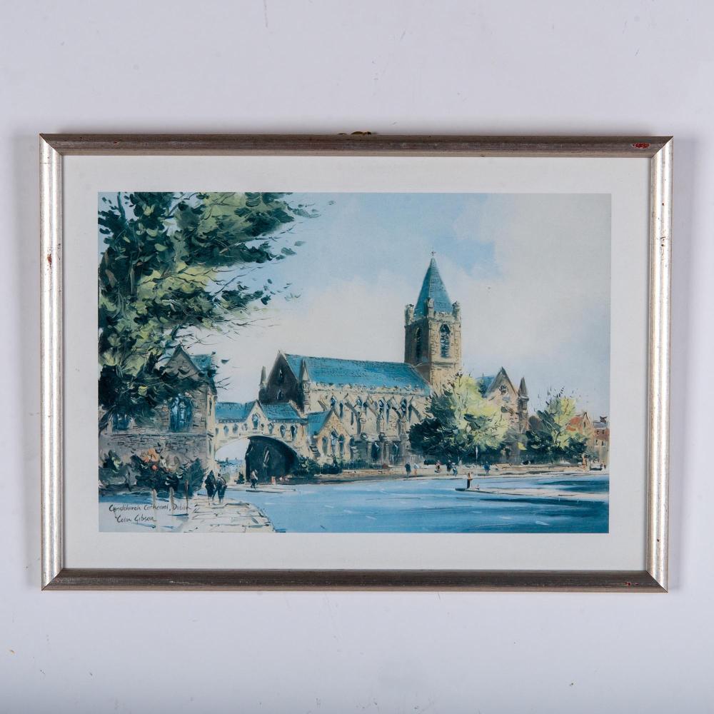 Colin (1935) Gibson comparable auction result: colin gibson 1907 1998 dublin cathedral color print