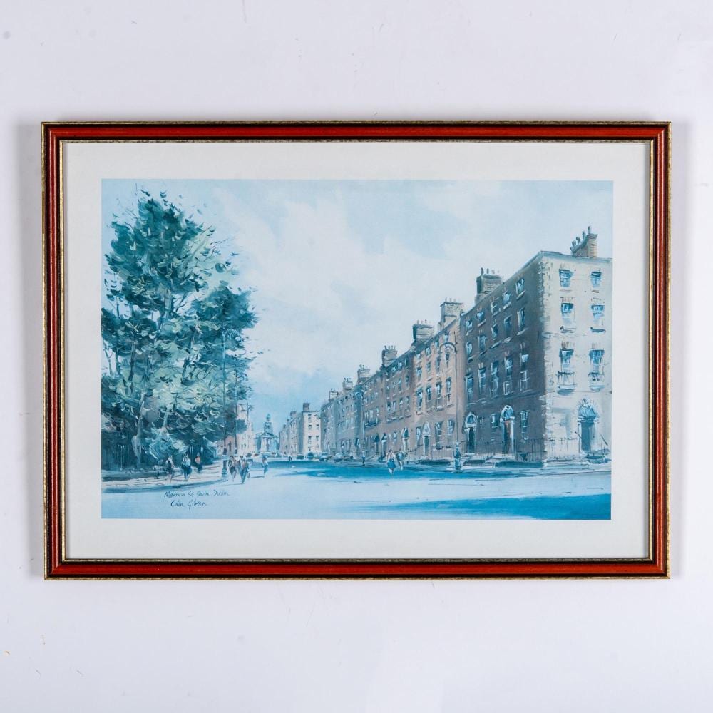 Colin (1935) Gibson comparable auction result: colin gibson dublin merrion square color print on paper