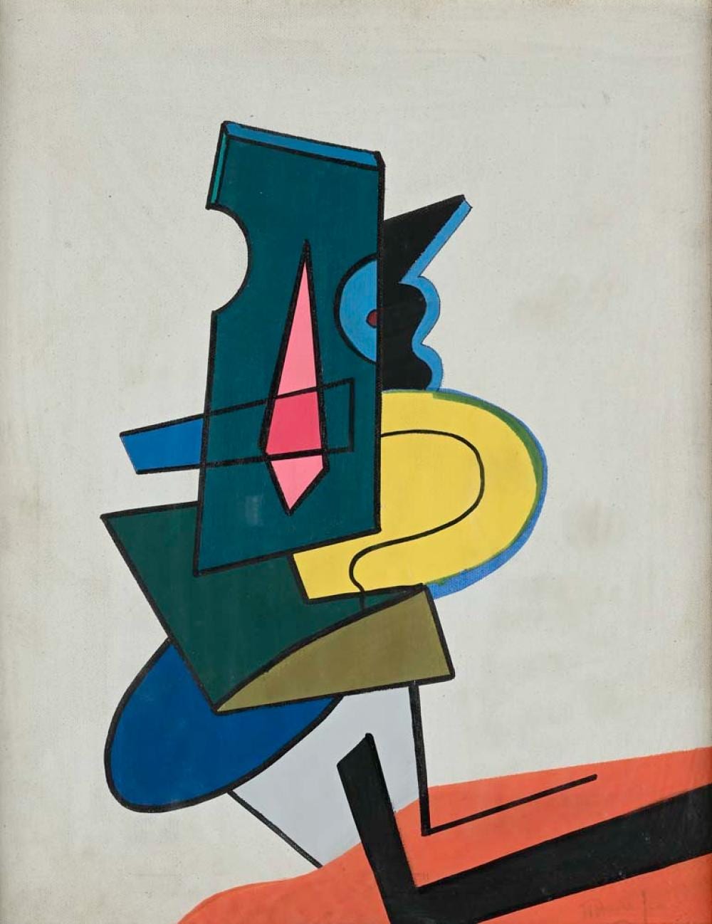 Antonio Marasco comparable auction result: antonio marasco nicastro 1896 firenze 1975 abstract painting on canvas