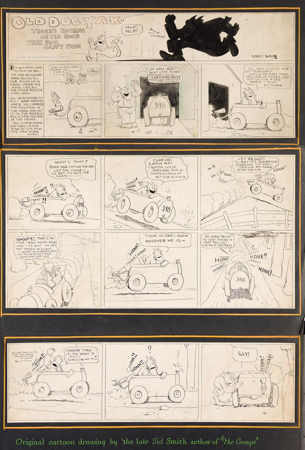 Sydney Woodward Smith comparable auction result: sidney robert sidney smith 1877 1935 old doc yack there s nothing on the road that doc can t trim