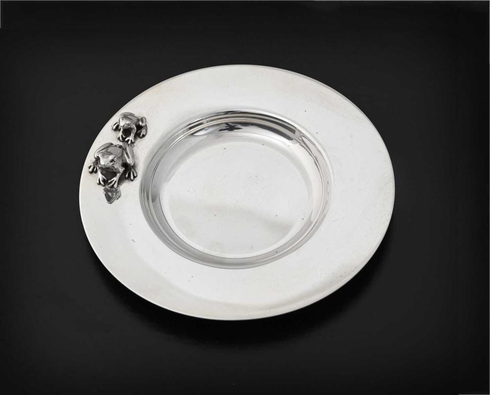 Sarah Jones comparable auction result: sarah jones a small silver pin dish lo