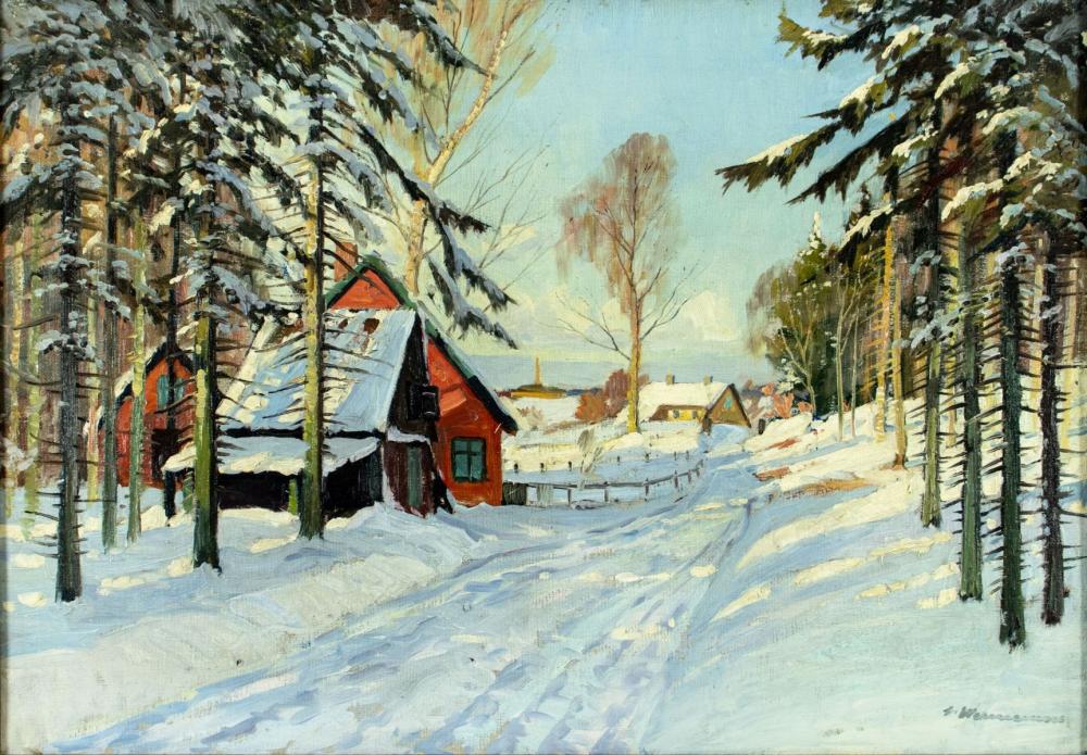 Carl Wennemoes comparable auction result: carl wennemoes danish 1890 1965 oil painting