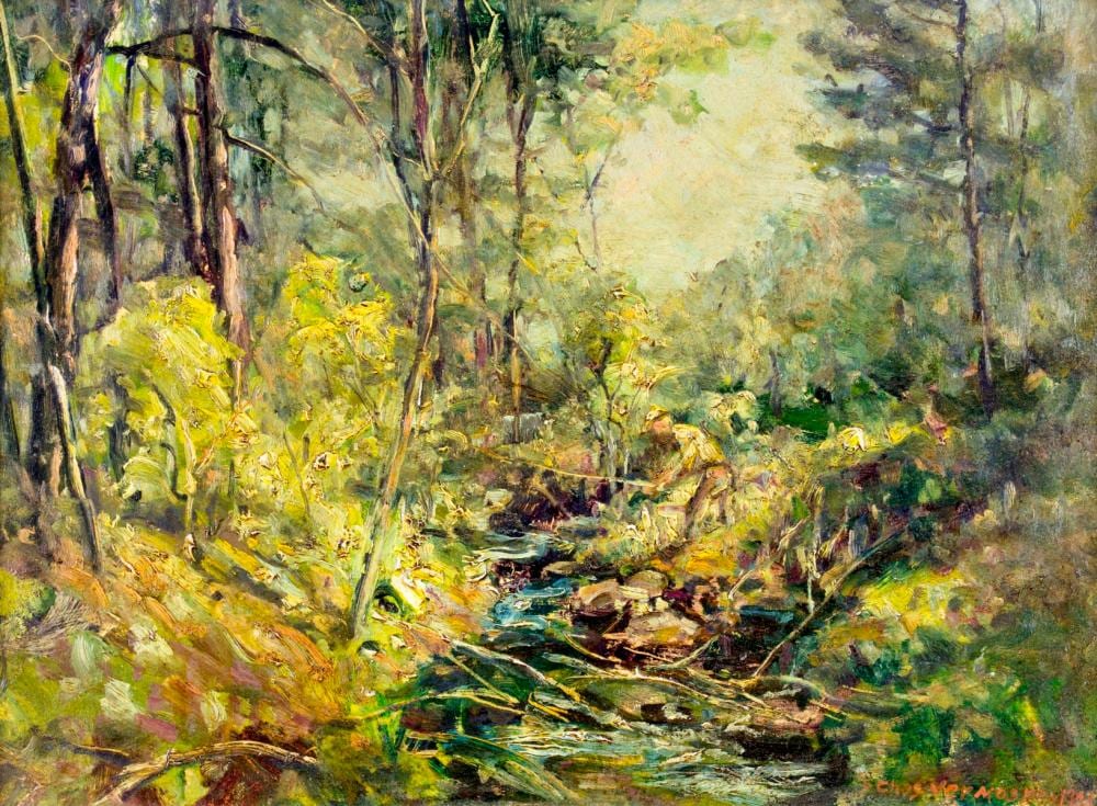 Charles Vermoskie comparable auction result: charles vermoskie ma 1905 1991 oil painting antique