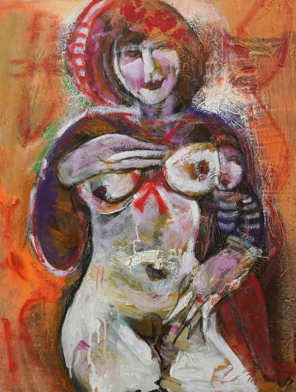 Andrea Erika Janszky comparable auction result: andrea erika janszky hungarian italian b 1966 abstract female nude oil on canvas unframed 25 3 4 x 19 3 4 in 65 4 x 50 2 cm