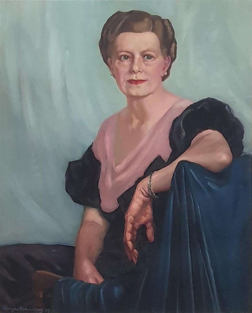 Constance Tempe Manning comparable auction result: constance tempe manning 1896 1960 miss penelope manning the artist s sister oil on canvas signed lower left 75 x 60 cm fr