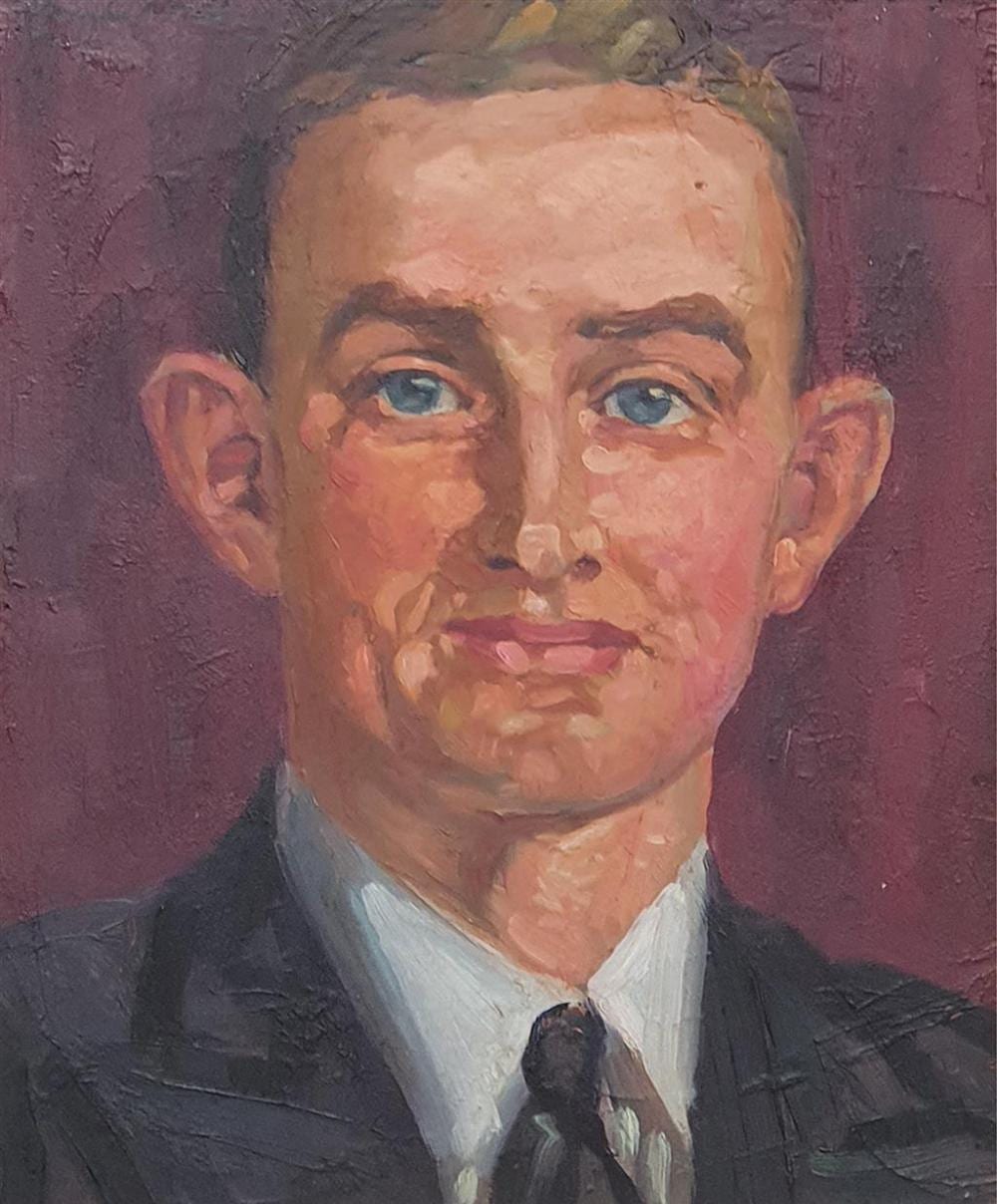 Constance Tempe Manning comparable auction result: constance tempe manning 1896 1960 untitled portrait of a young man oil on board signed upper left 31 x 25 cm framed 44 x 38