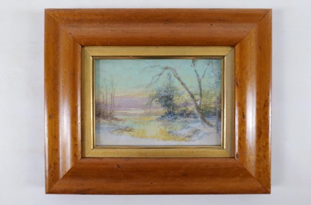 Varaldo J. Cariani comparable auction result: original watercolor by varaldo j cariani
