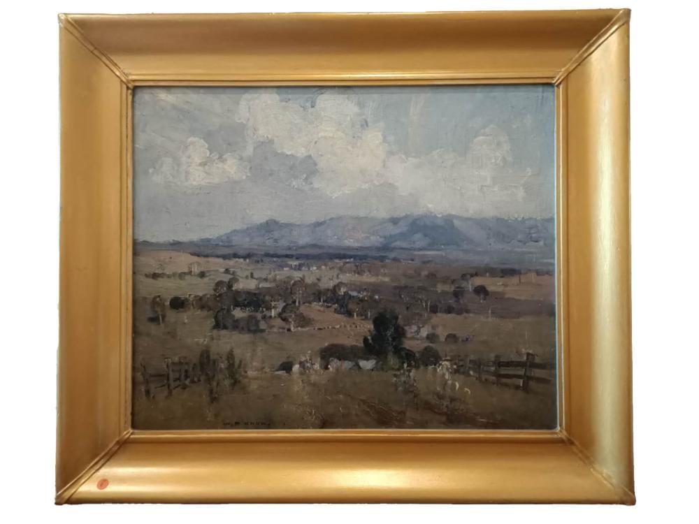 W. D. Knox comparable auction result: william dunn knox 1880 1945 landscape with cottage oil on board