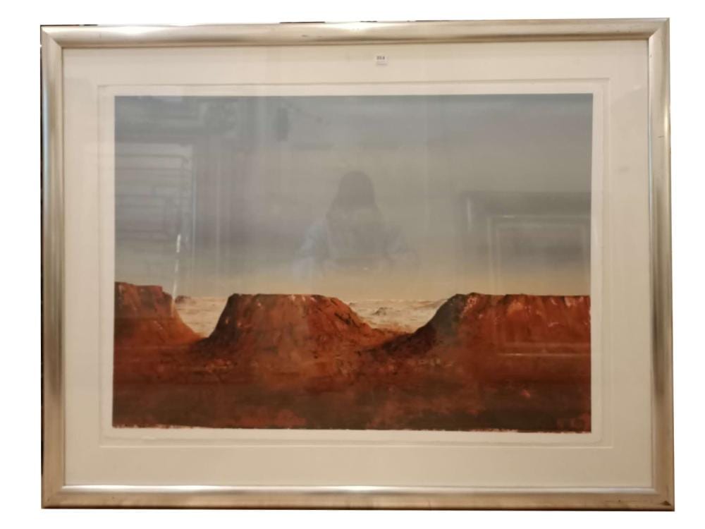 Ken Johnson comparable auction result: ken johnson born 1950 kimberley landscape oil on paper 71x100cm signed lower right