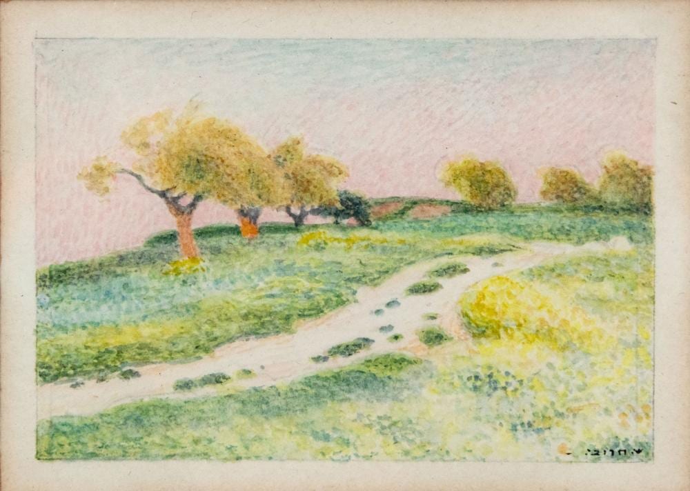 Shmuel Charuvi comparable auction result: shmuel charuvi 1897 1935 country path