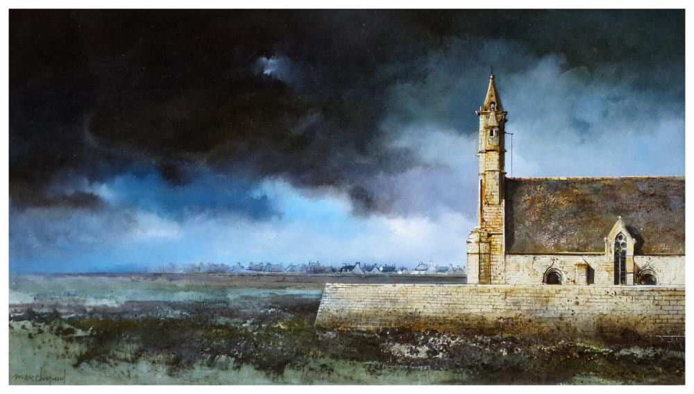 Marc Chapaud comparable auction result: marc chapaud 1941 chapelle dans la campagne
