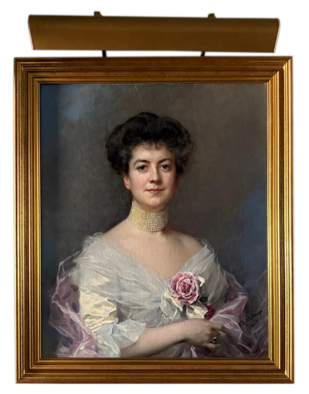 Raimundo de Madrazo comparable auction result: portrait of mary louise jewett mitchell by raimundo de madrazo