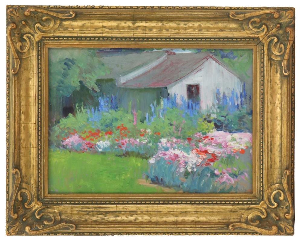 Ada Walter Shulz comparable auction result: ada walter shulz 1870 1928 american oil on canvas impressionist landscape
