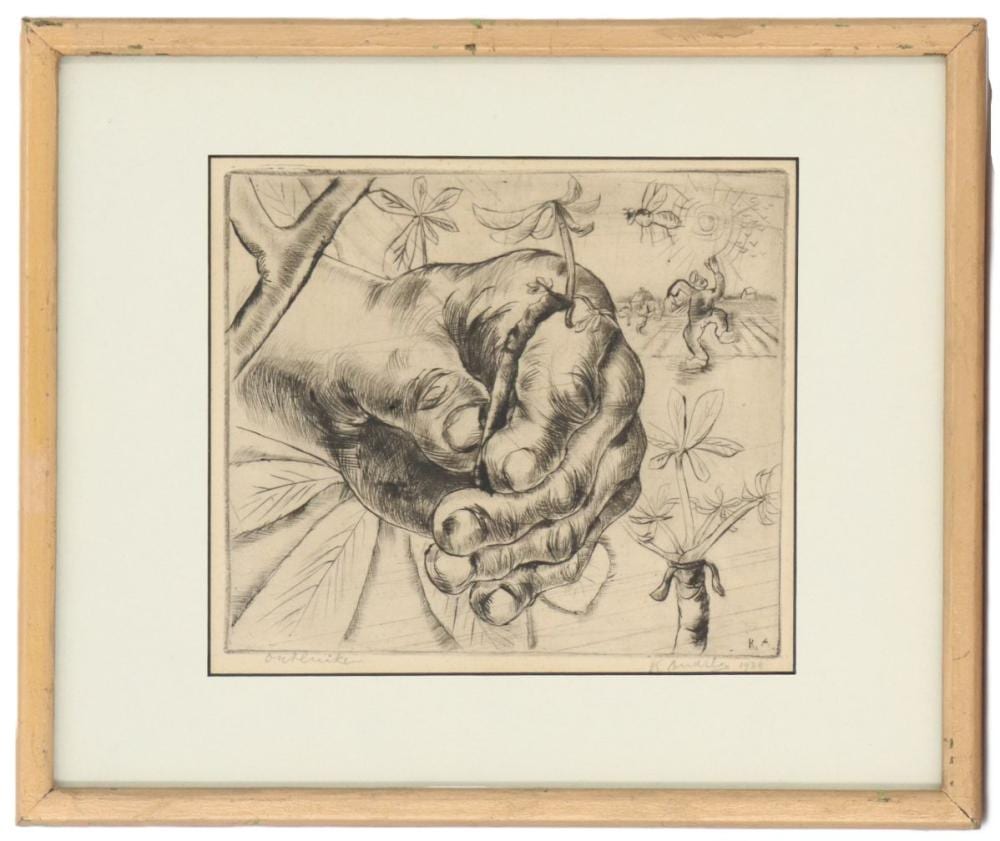 kees andrea 1914 2006 dutch abstract realist engraving print · Sarasota Estate Auction · 2025-06-08 Cornelis Andréa comparable auction result: kees andrea 1914 2006 dutch abstract realist engraving print