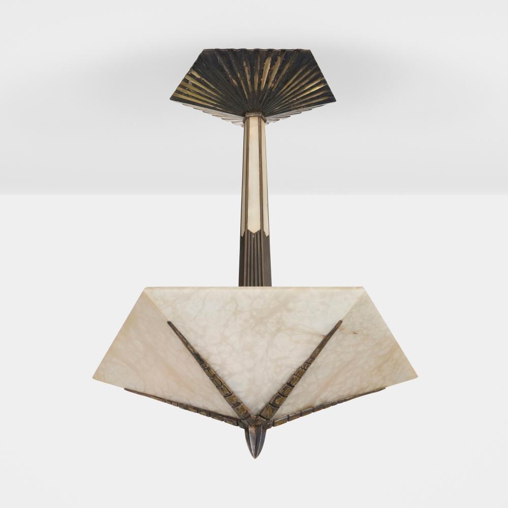 Albert Cheuret comparable auction result: albert cheuret ceiling lamp