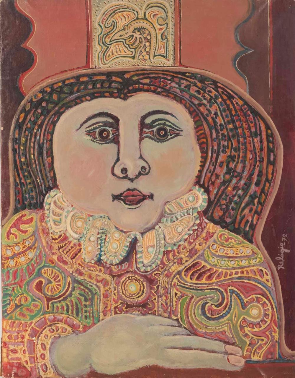 francisco rel gio 1926 1997 figura feminina leo sobre tela dim aprox 53 5 x 42 cm · Palácio do Correio Velho · 2025-06-03 Francisco Relógio comparable auction result: francisco rel gio 1926 1997 figura feminina leo sobre tela dim aprox 53 5 x 42 cm