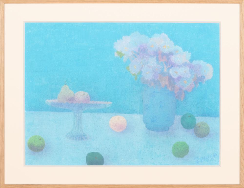 bernard myers 1925 2007 still life with a vase of flowers fruit and cakestand pastel sobre papel dim aprox 49 x 67 5 cm · Palácio do Correio Velho · 2025-06-03 Bernard Myers comparable auction result: bernard myers 1925 2007 still life with a vase of flowers fruit and cakestand pastel sobre papel dim aprox 49 x 67 5 cm