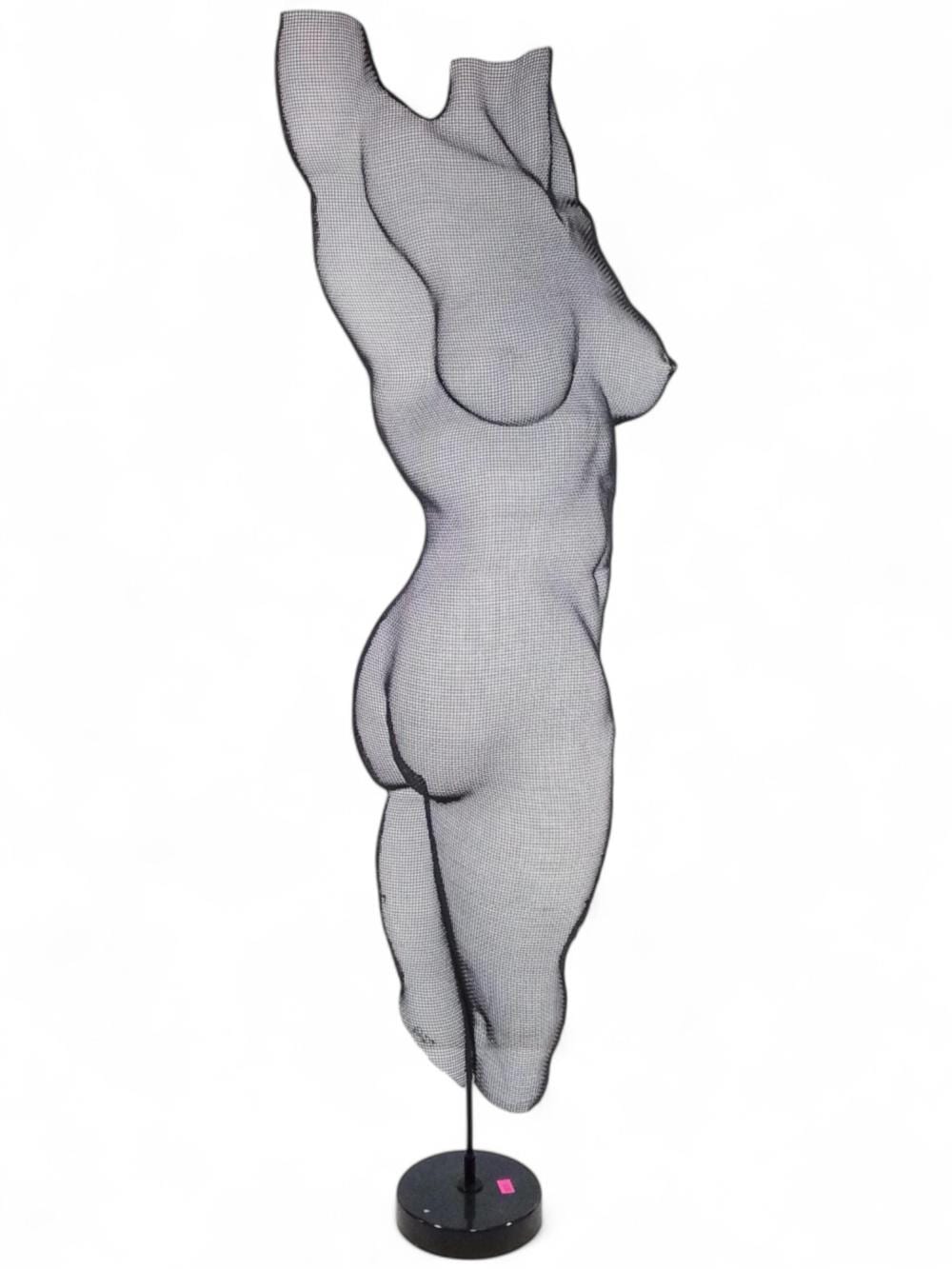 Randy Cooper comparable auction result: randy cooper andrea wire mesh sculpture