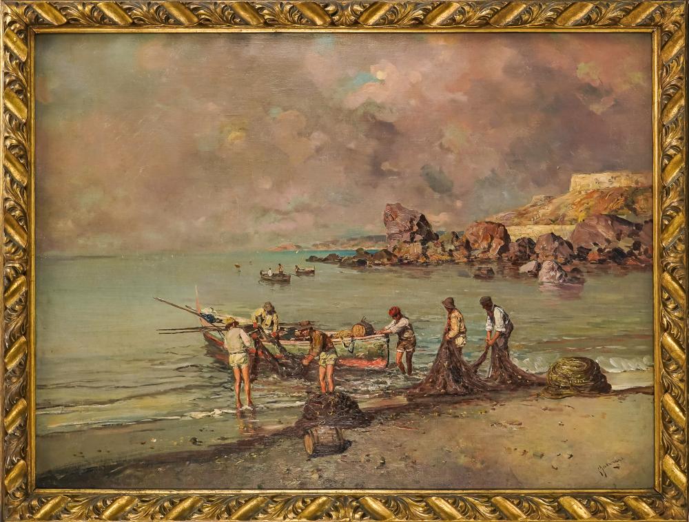 Giuseppe Giardiello comparable auction result: giuseppe giardiello it 1887 1920 pescatori