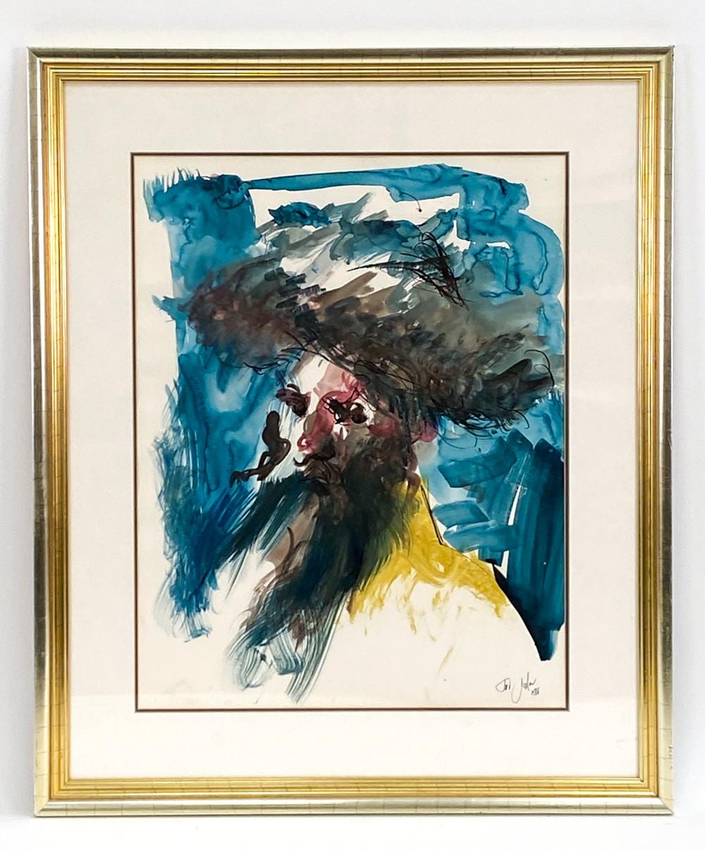 ted jaslow b 1934 abstract watercolor 1968 · Westport Auction · 2025-06-05 Ted Jaslow comparable auction result: ted jaslow b 1934 abstract watercolor 1968