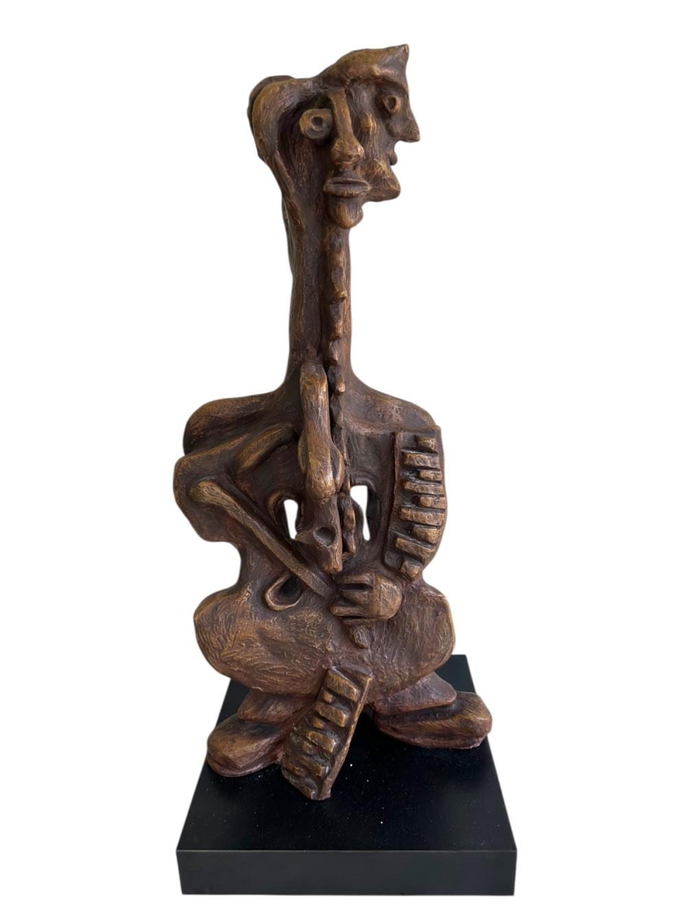 Alice Lumer comparable auction result: alice lumer american 1920 2012 two faces figure