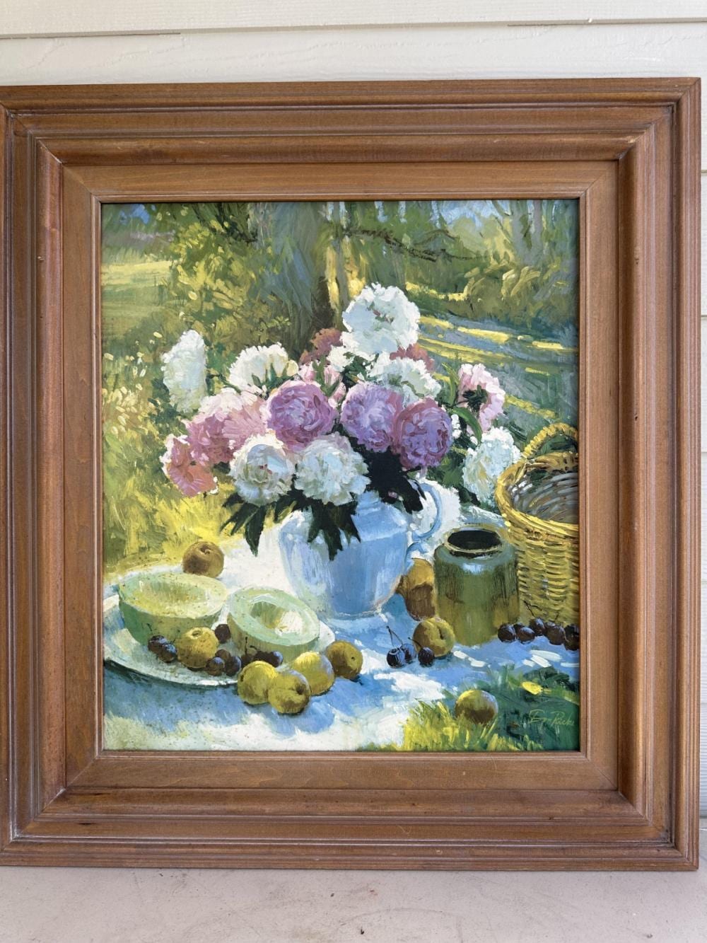 Donald Ricks comparable auction result: don ricks am 1929 1996 original oil peonies