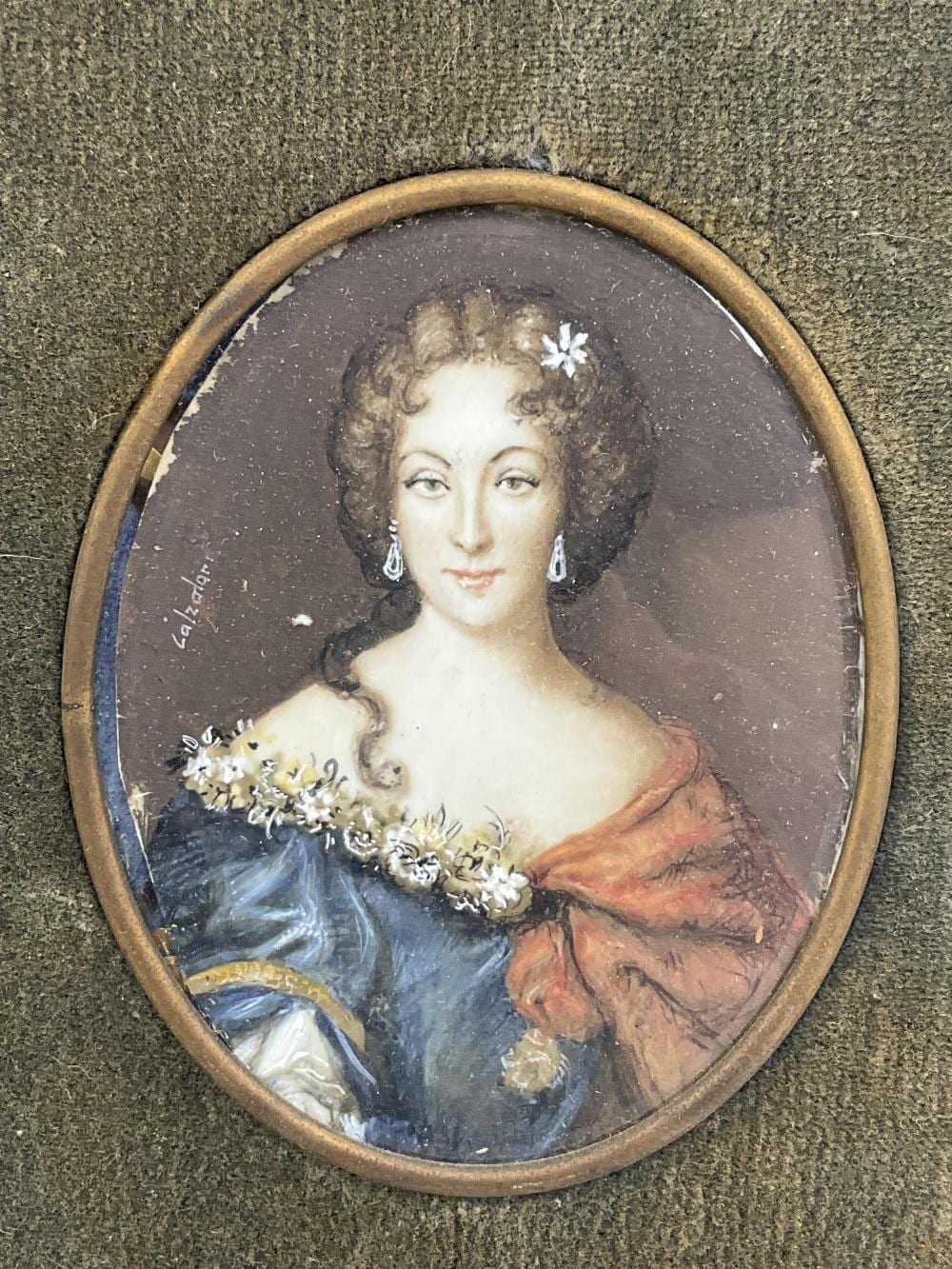 ida Calzolari comparable auction result: ida calzolari b 1936 portrait gouache on cellulo