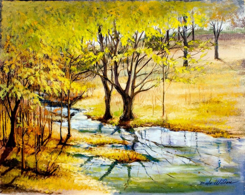 Dale Wilson comparable auction result: dale wilson ne tx 1917 oil painting