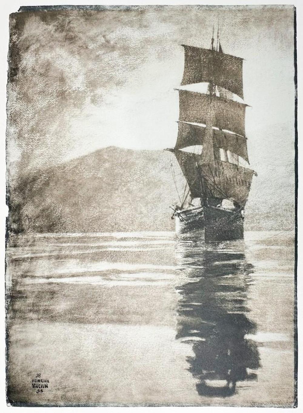Heinrich Kuehn comparable auction result: heinrich kuehn 1866 1944 gum bichromate on paper sicilian bark 1898