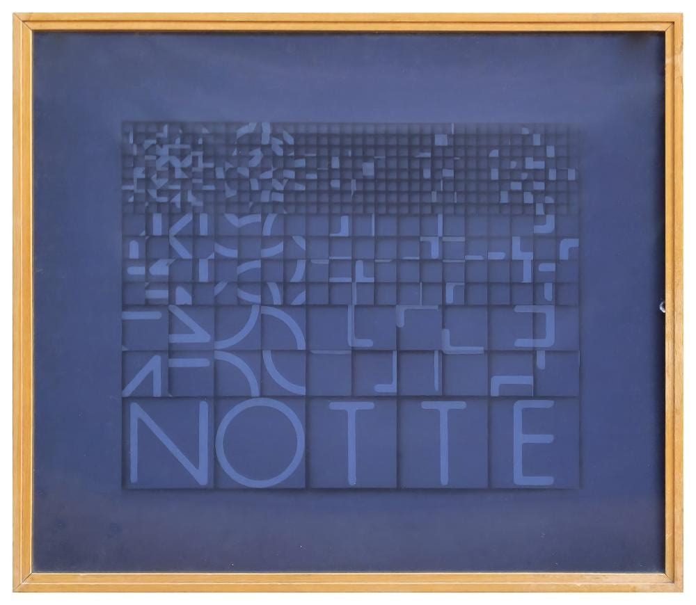 bruno di bello 1938 2019 notte 1980 · Accademia Fine Art · 2025-06-18 Bruno DiBello comparable auction result: bruno di bello 1938 2019 notte 1980