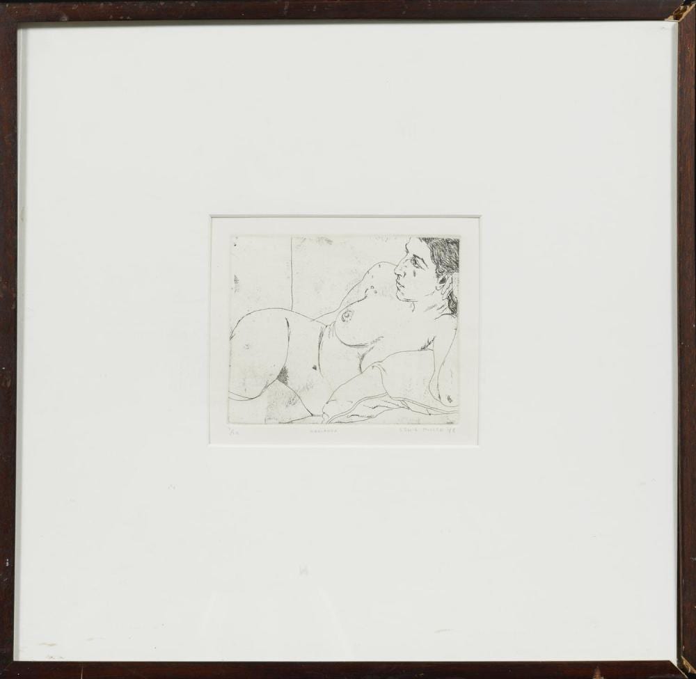 lewis miller born 1959 marinna 1998 etching ed 1 10 12 x 15cm image 44 5 x 46 5cm frame · Leonard Joel · 2025-05-29 Lewis Miller comparable auction result: lewis miller born 1959 marinna 1998 etching ed 1 10 12 x 15cm image 44 5 x 46 5cm frame