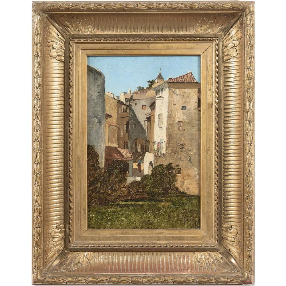 Paul Guigou comparable auction result: paul guigou villars 1834 paris 1871