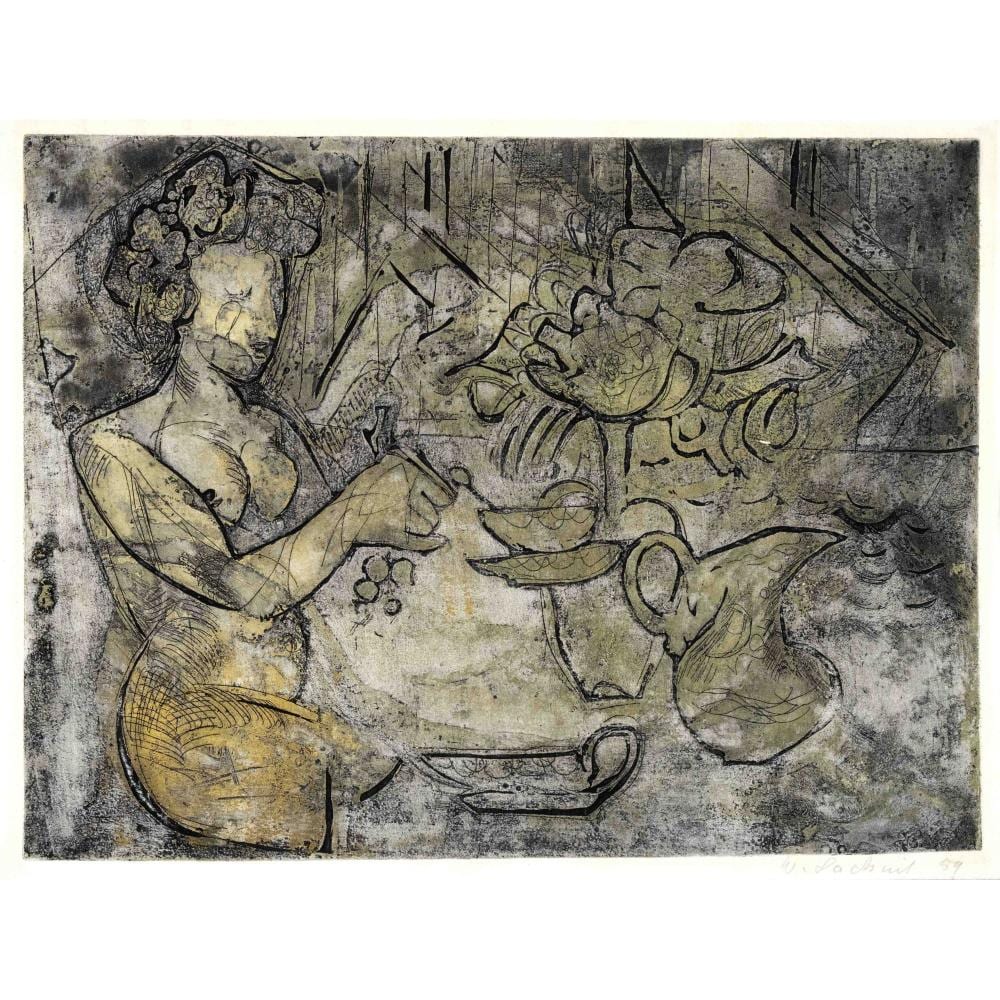 Wilhelm Lachnit comparable auction result: wilhelm lachnit 1899 1962 dresd