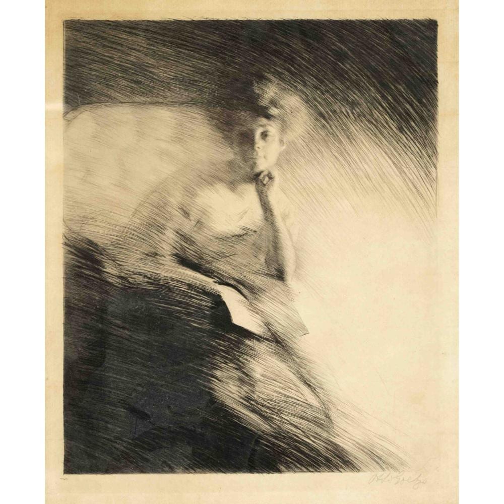 Otto (1868) Goetze comparable auction result: otto goetze 1868 1931 frau bei
