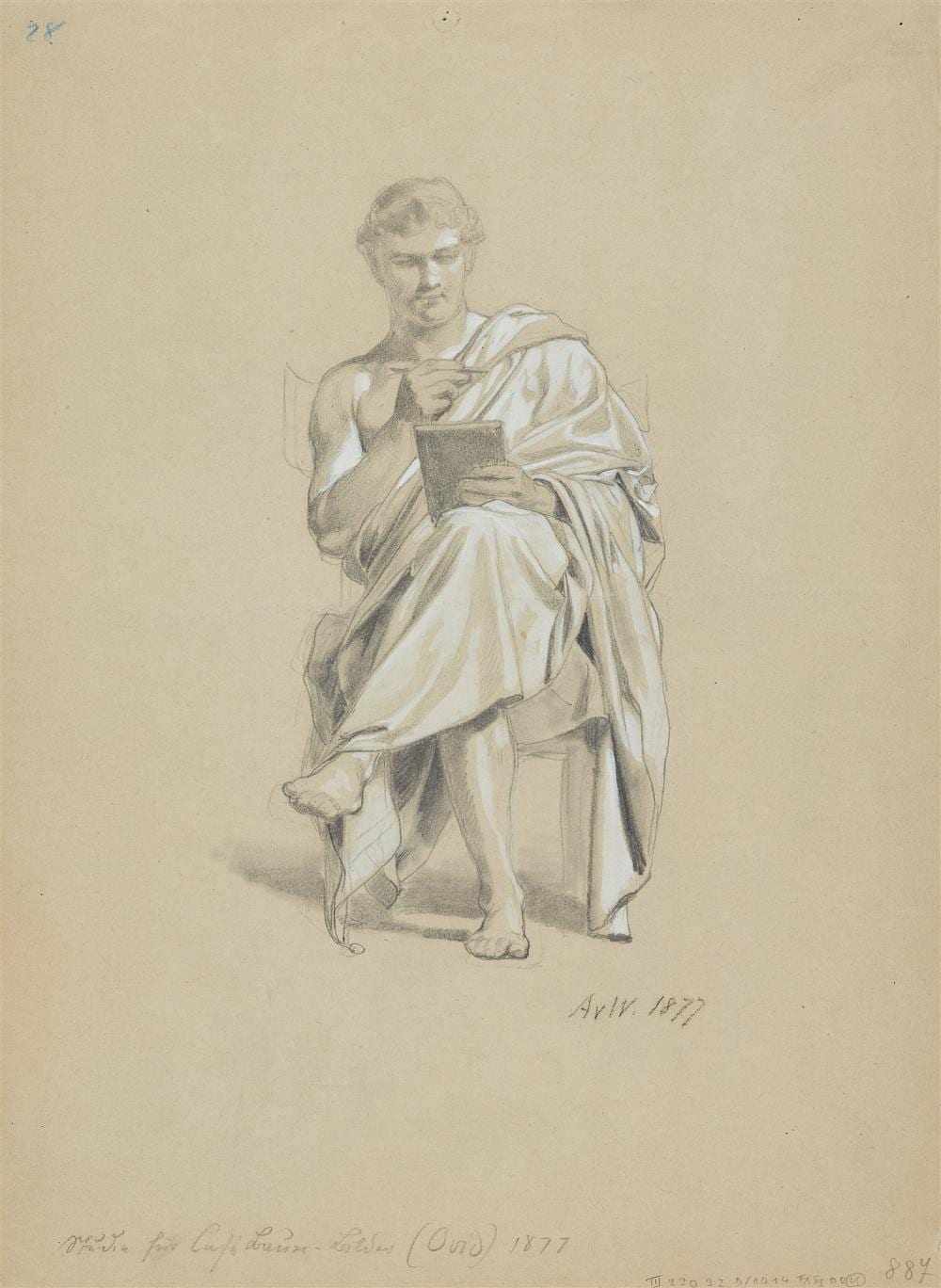 Anton von Werner comparable auction result: anton von werner ovid