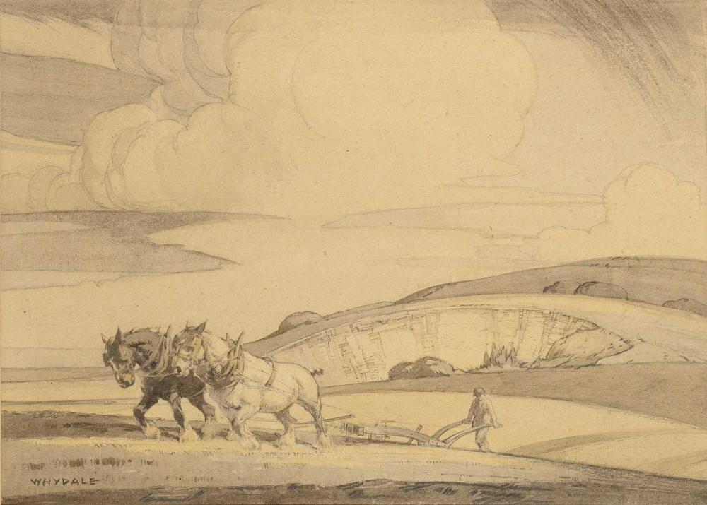 ernest herbert whydale 1886 1952 ploughing the field signed lower left watercolour 25 x 35cm · Mallams · 2025-06-18 Ernest Herbert Whydale comparable auction result: ernest herbert whydale 1886 1952 ploughing the field signed lower left watercolour 25 x 35cm