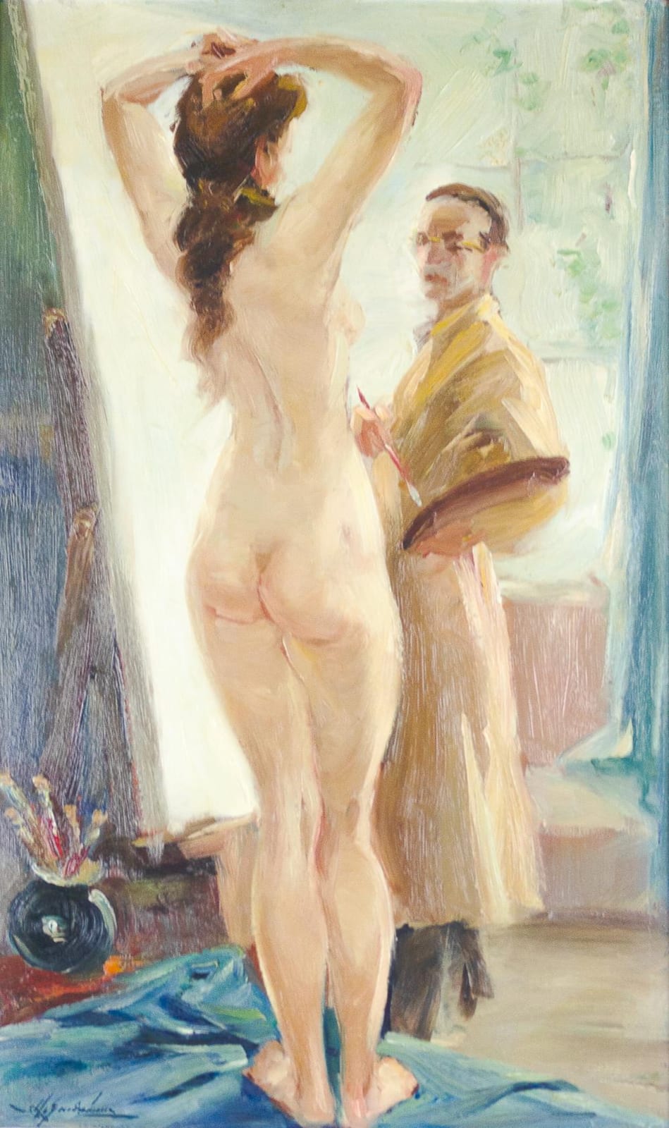 Alexandros Alexandrakis comparable auction result: alexandros alexandrakis artist with model viii 1948