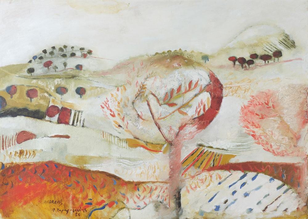 Andreas Charalambides comparable auction result: andreas charalambides cyprus landscape