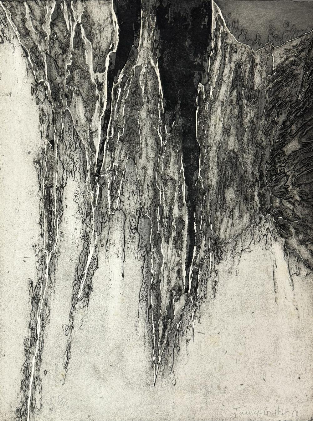 James Guitet comparable auction result: james guitet 1925 2010 composition abstraite 1968