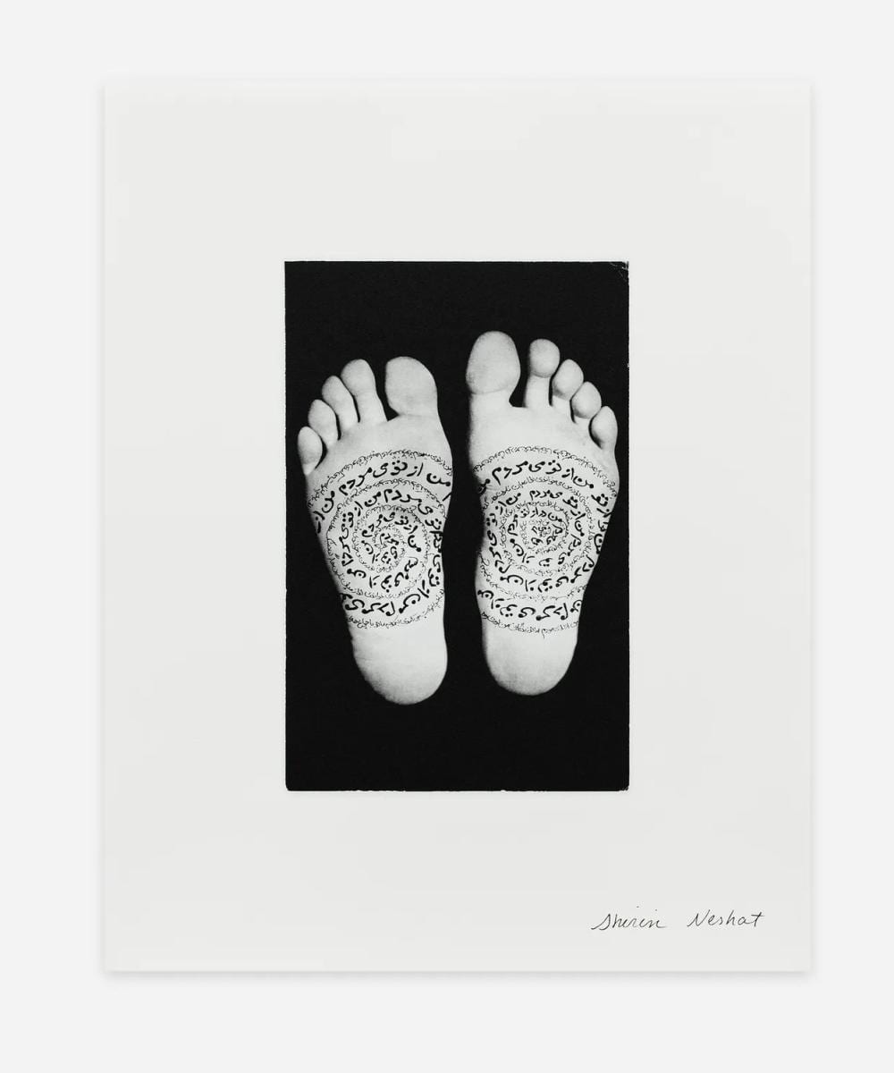 Shirin Neshat comparable auction result: shirin neshat n e en 1957 unveiling series 2 1993