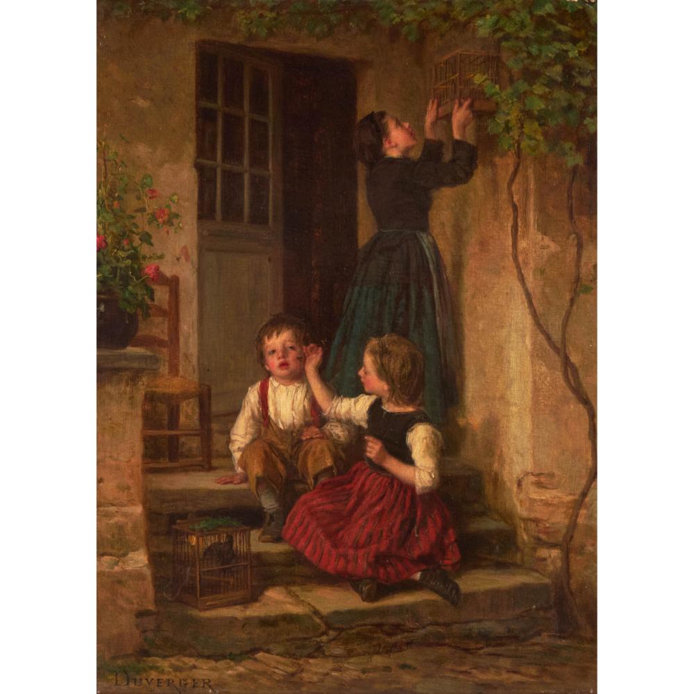 th ophile emmanuel duverger 1821 1898 untitled mother and children on doorstep · Waddington's · 2025-06-12 Théophile Emmanuel Duverger comparable auction result: th ophile emmanuel duverger 1821 1898 untitled mother and children on doorstep